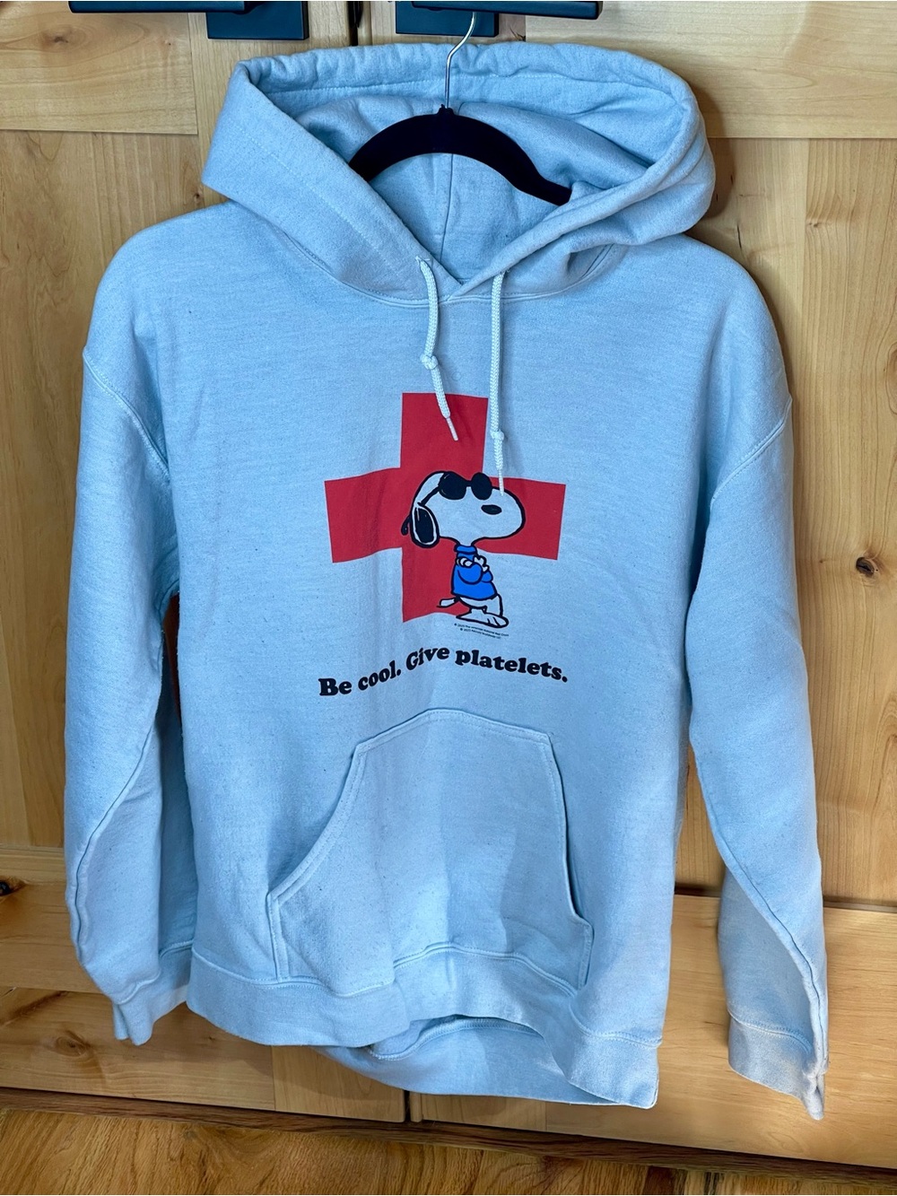 American Red Cross Platelet Donor Peanuts sweatshirt